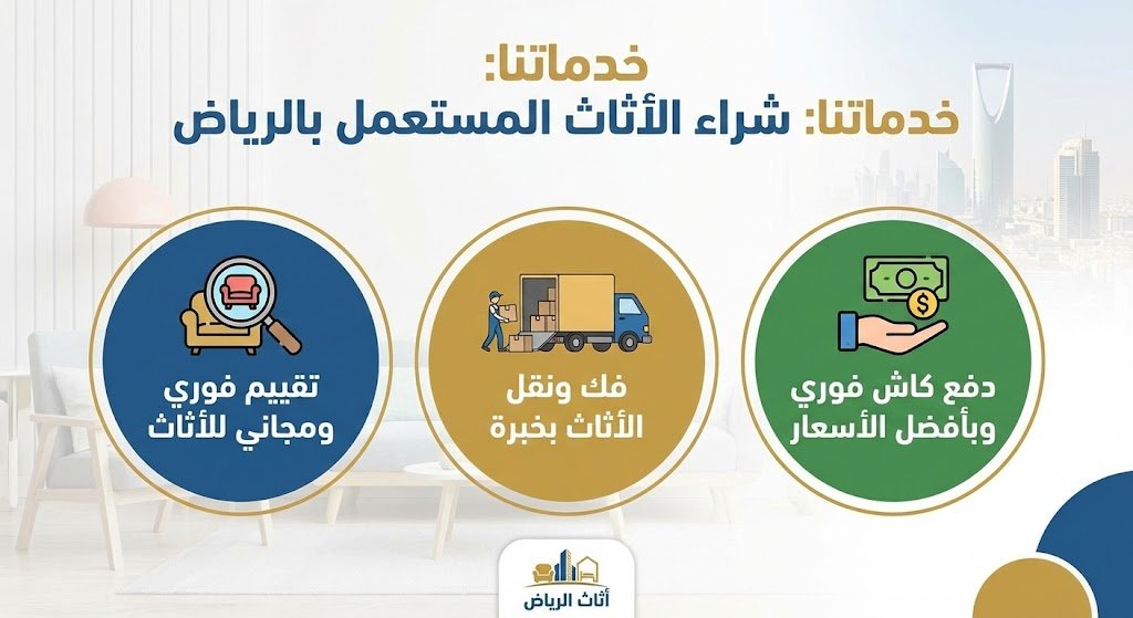 خدماتنا شراء اثاث مستعمل بالرياض